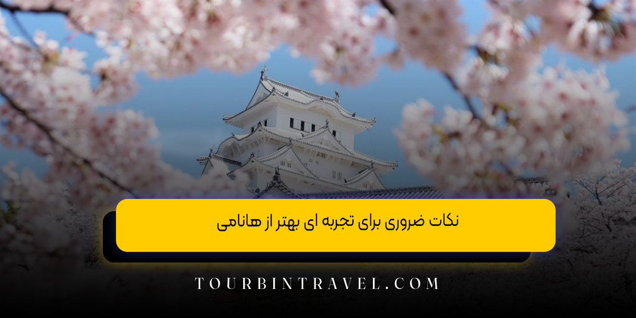 نکات ضروری برای تجربه ‌ای بهتر از هانامی